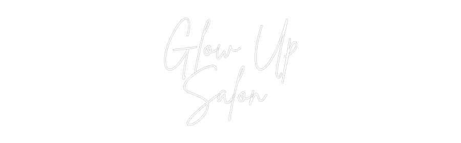 Neon personalizado: Glow Up
Salon