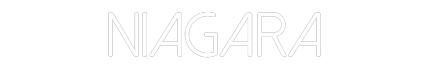 Neon personalizado: Niagara