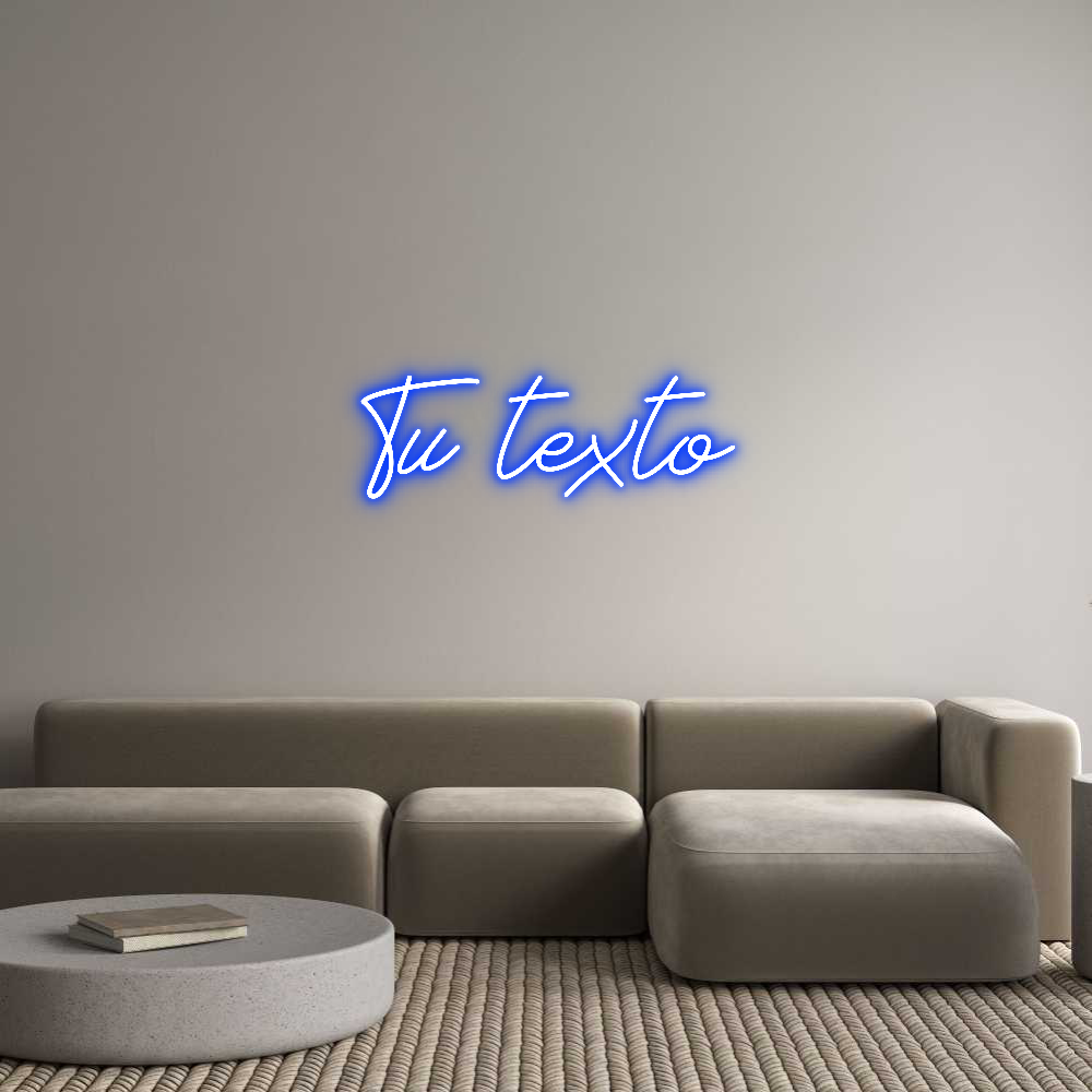 Neon personalizado: Tu texto