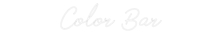 Neon personalizado: Color Bar