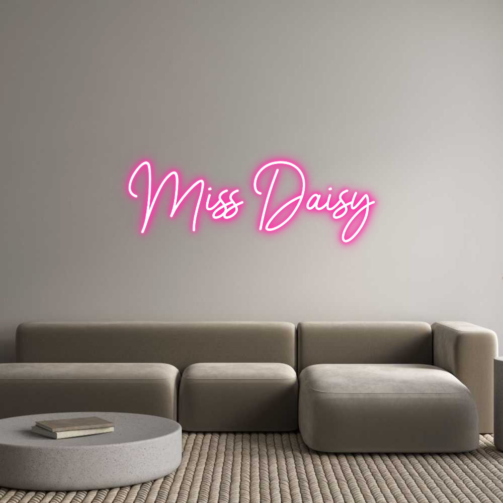 Neon personalizado: Miss Daisy