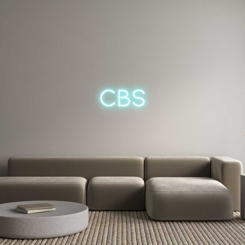 Neon personalizado: CBS