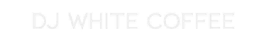 Neon personalizado: Dj White Coff...