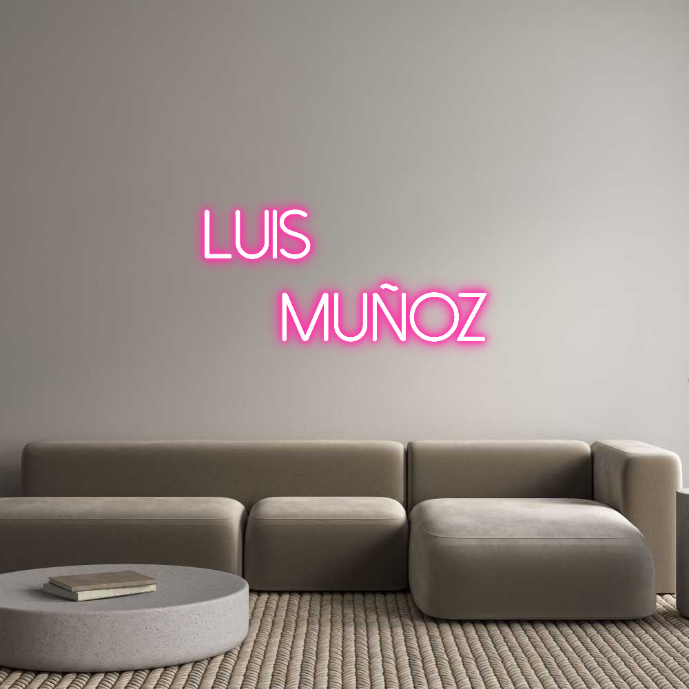 Neon personalizado: Luis
M...