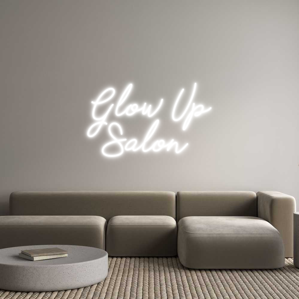 Neon personalizado: Glow Up
Salon