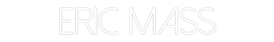 Neon personalizado: ERIC MASS