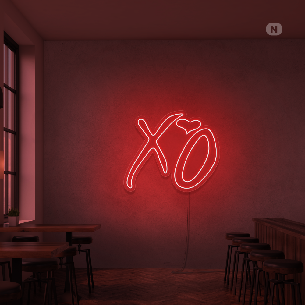 Cartel neon XO