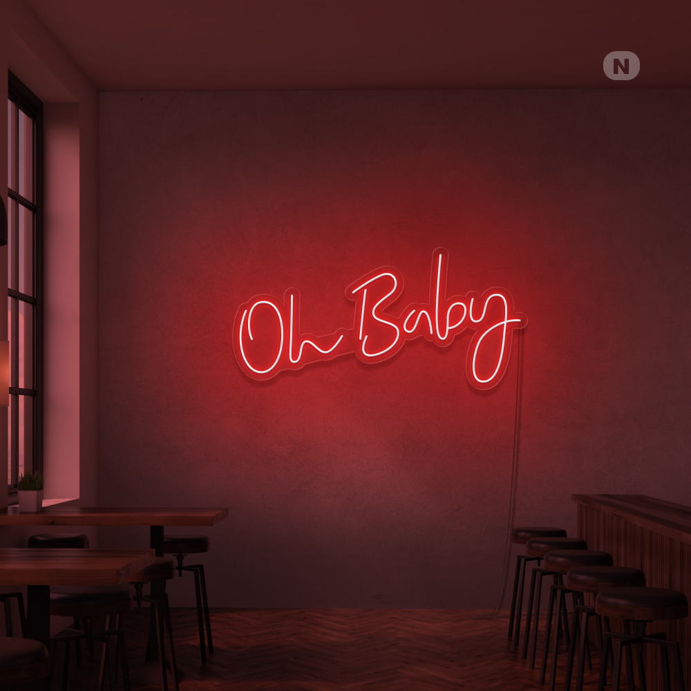 Cartel neon Oh Baby