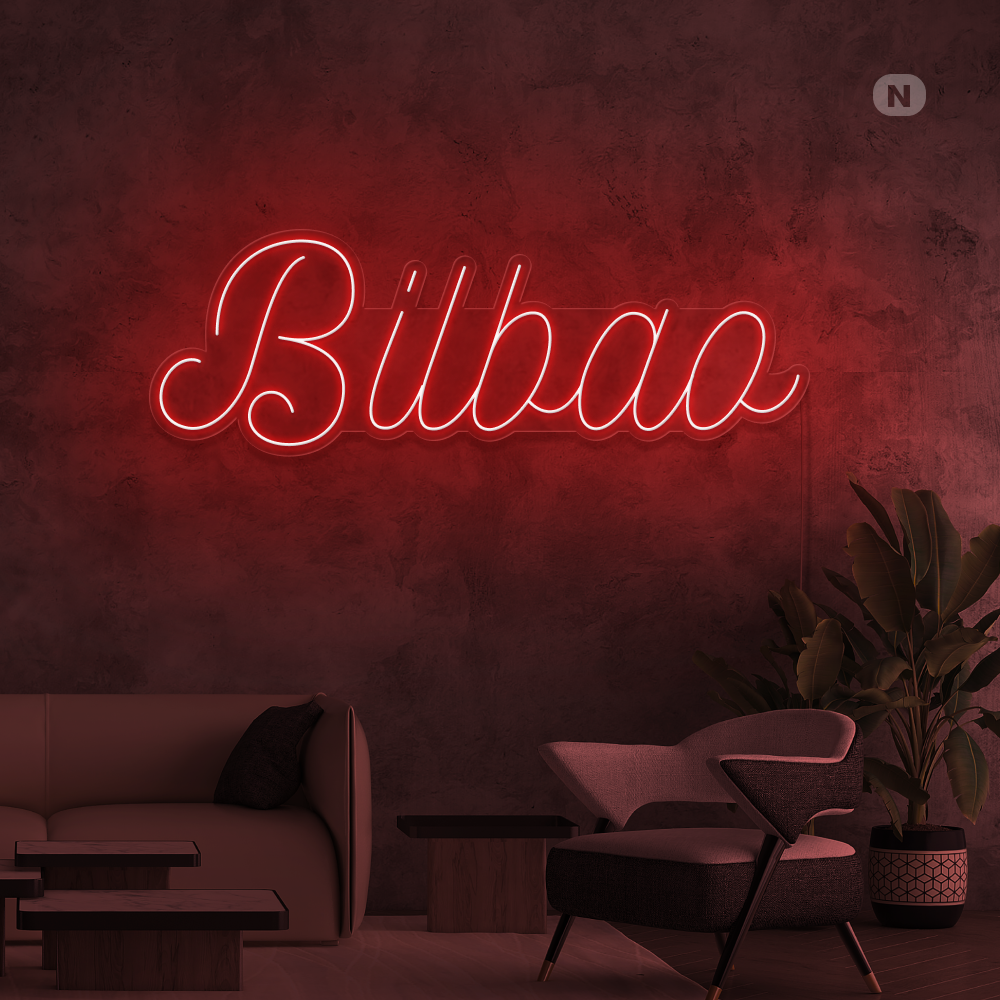 Cartel Neon Bilbao