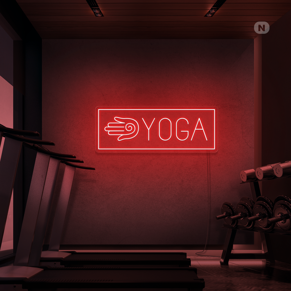 Cartel neon Yoga