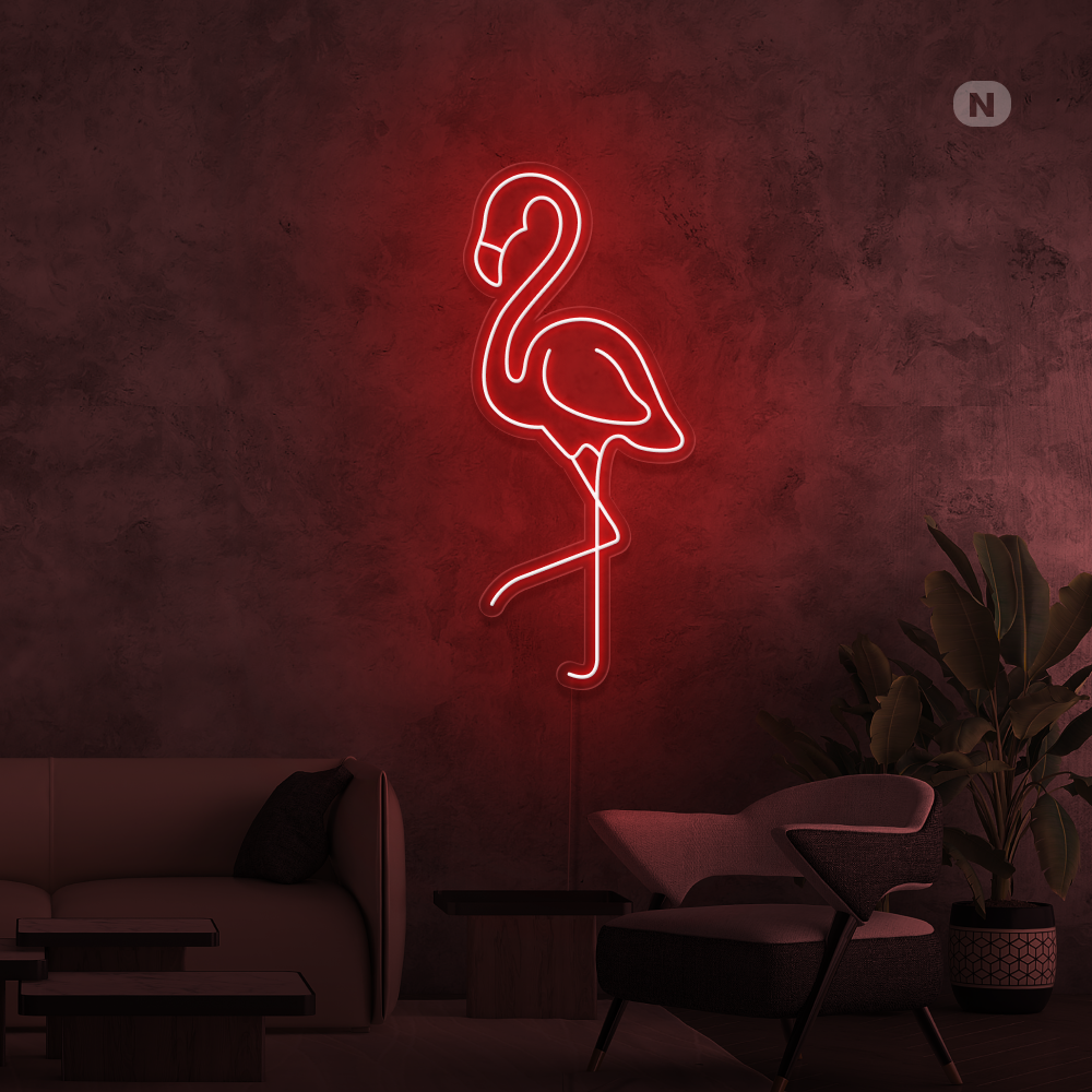 Cartel neon Flamingo