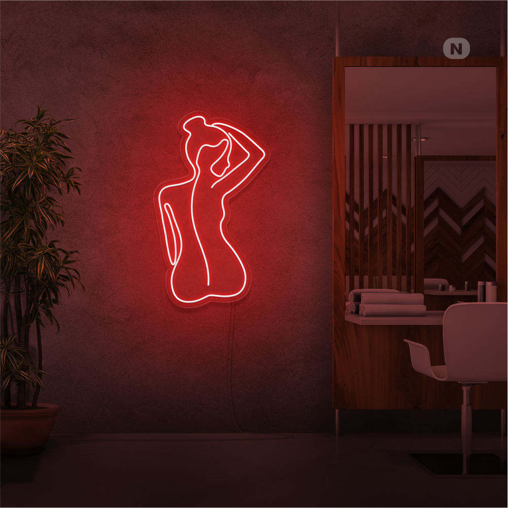 Cartel neon Cuerpo