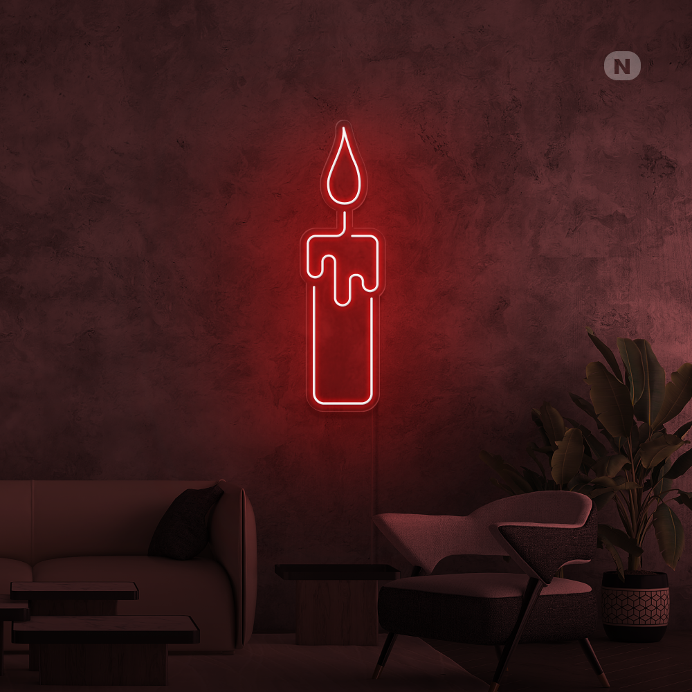 Cartel neon Vela