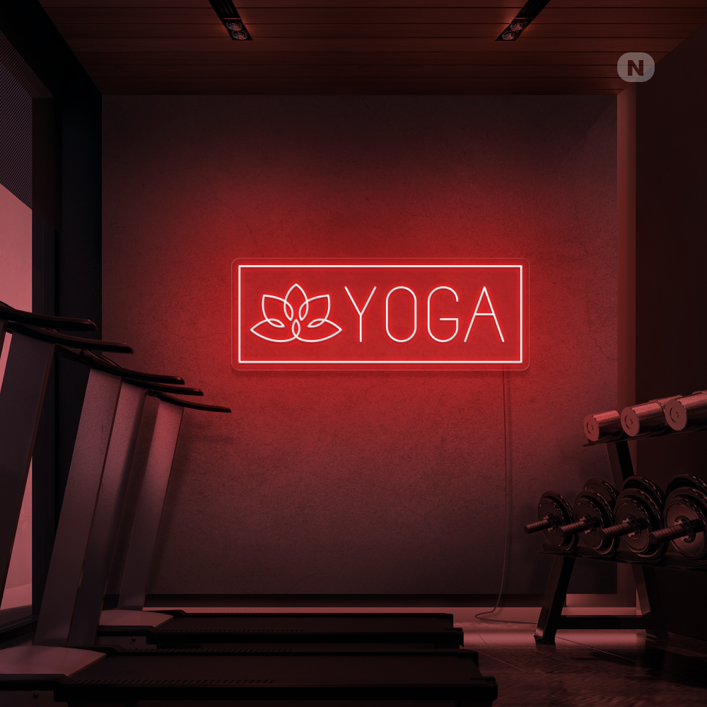 Cartel neon Yoga