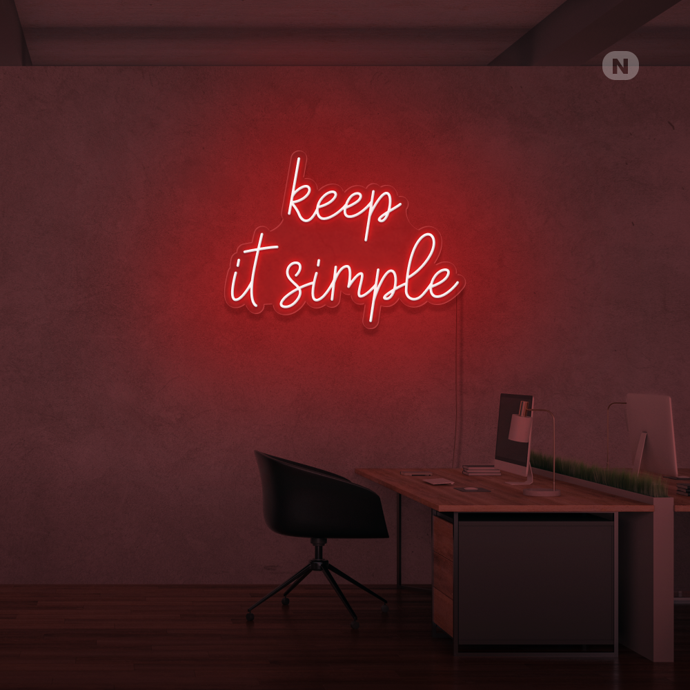 Cartel neon keep it simple