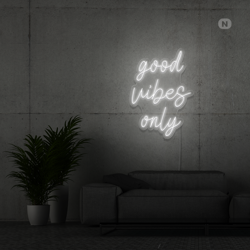 Cartel neon Good Vibes Only