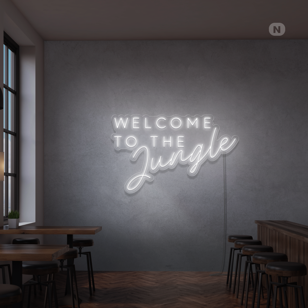 Cartel neon Welcome to the Jungle