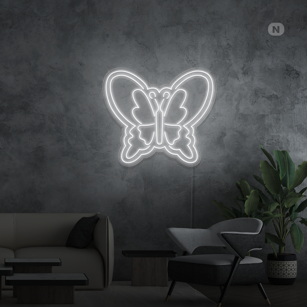 Cartel neon Mariposa