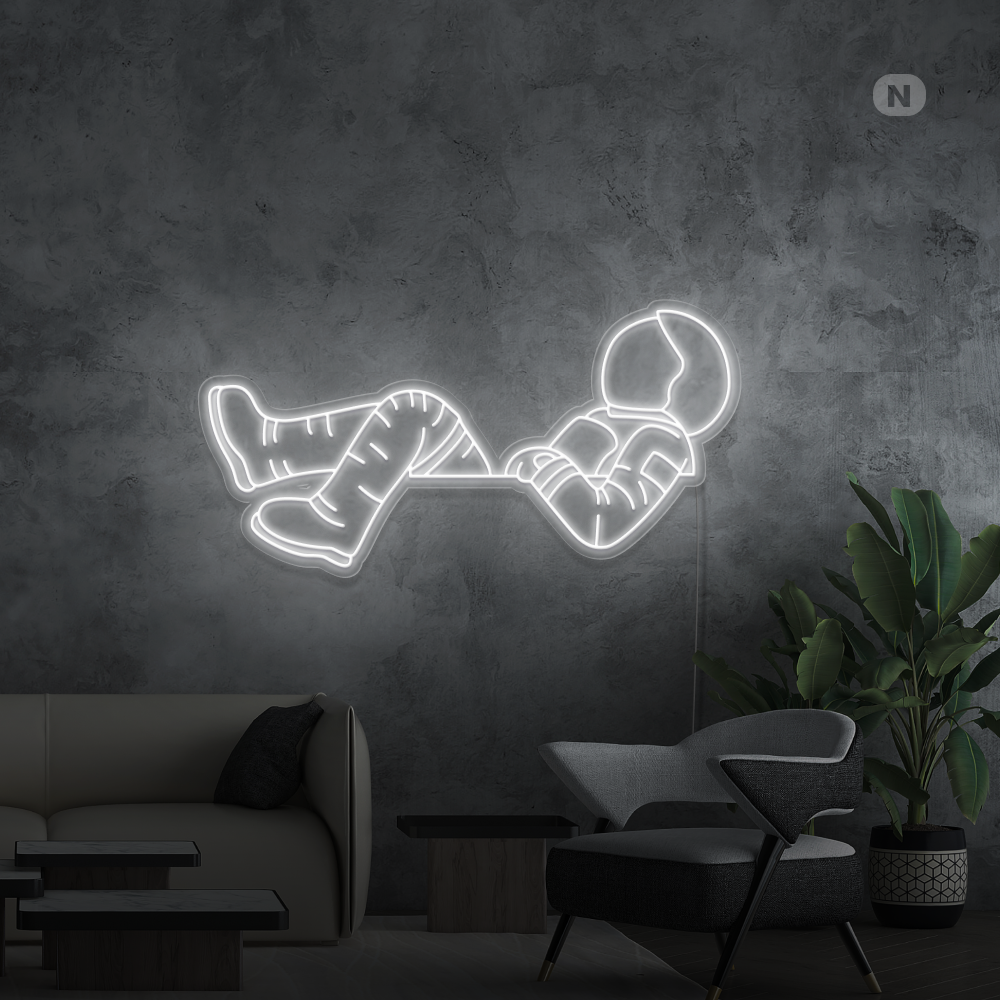 Cartel neon Astronauta