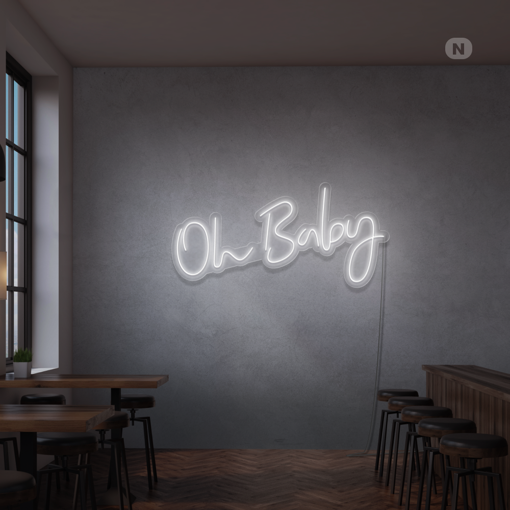 Cartel neon Oh Baby