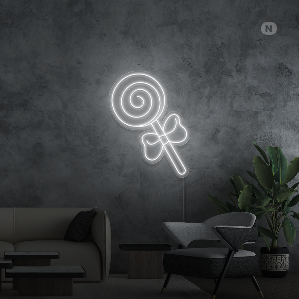 Cartel neon Piruleta