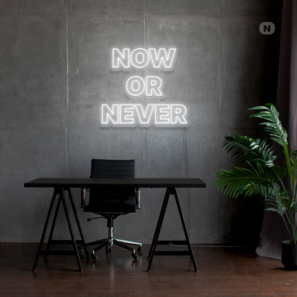 Cartel neon Now Or Never