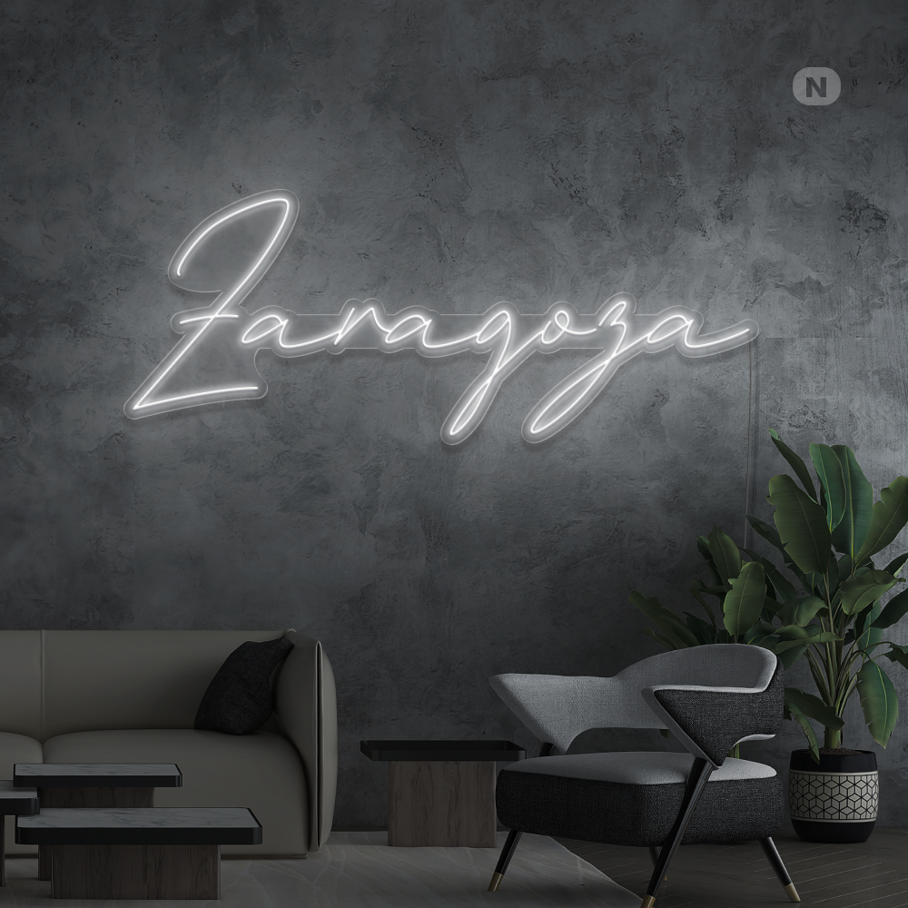 Cartel Neon Faragoza