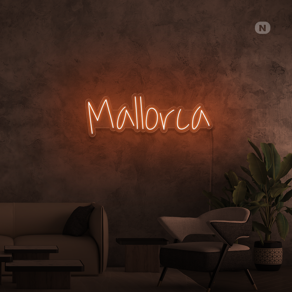 Cartel Neon Mallorca