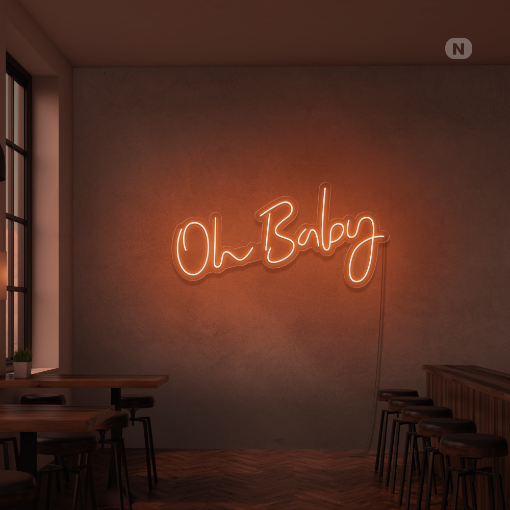 Cartel neon Oh Baby