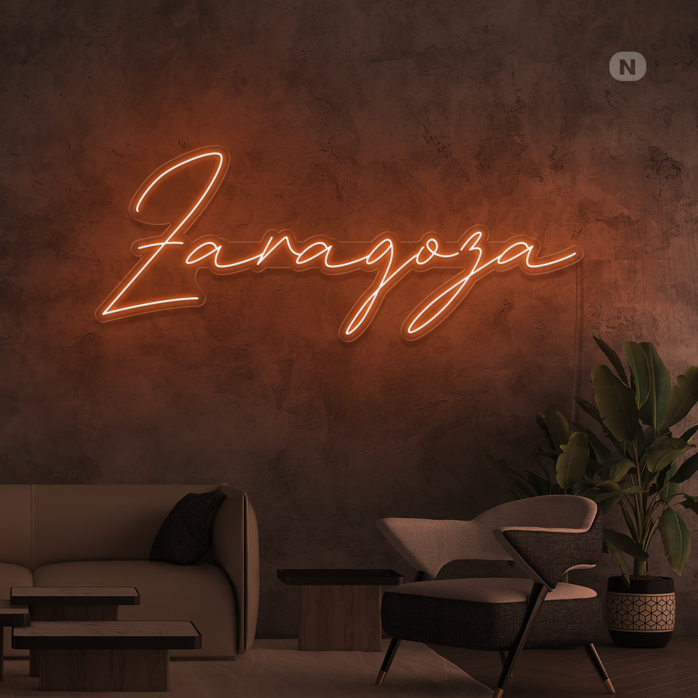 Cartel Neon Faragoza