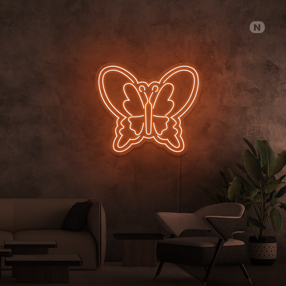 Cartel neon Mariposa
