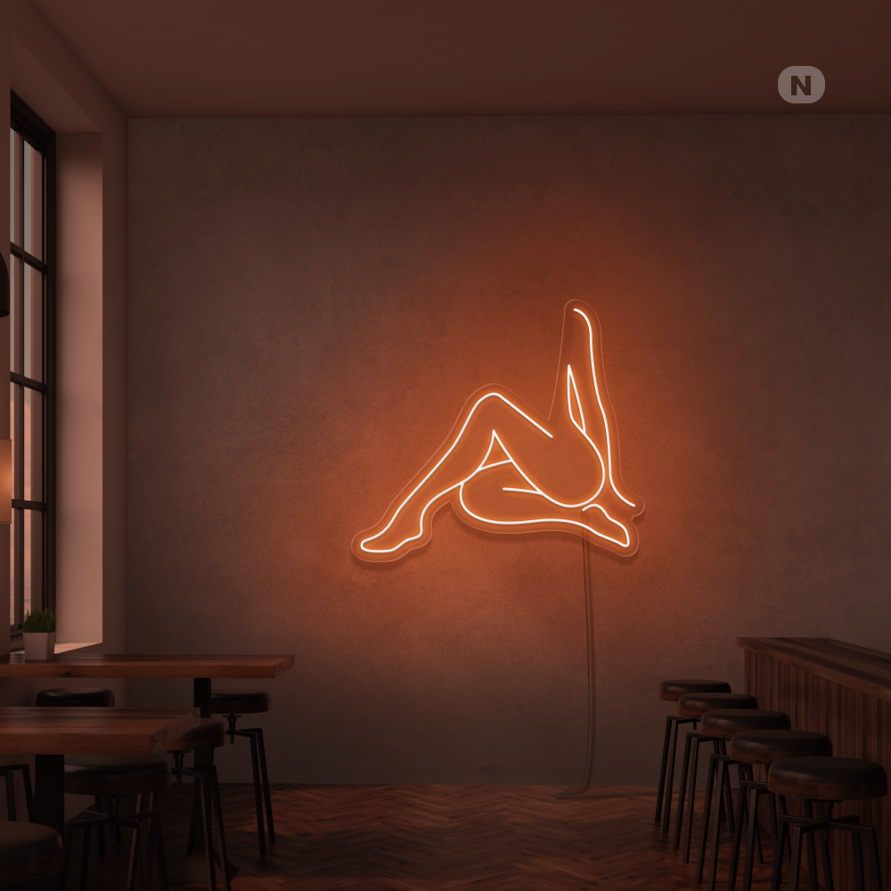 Cartel neon Sexy Girl