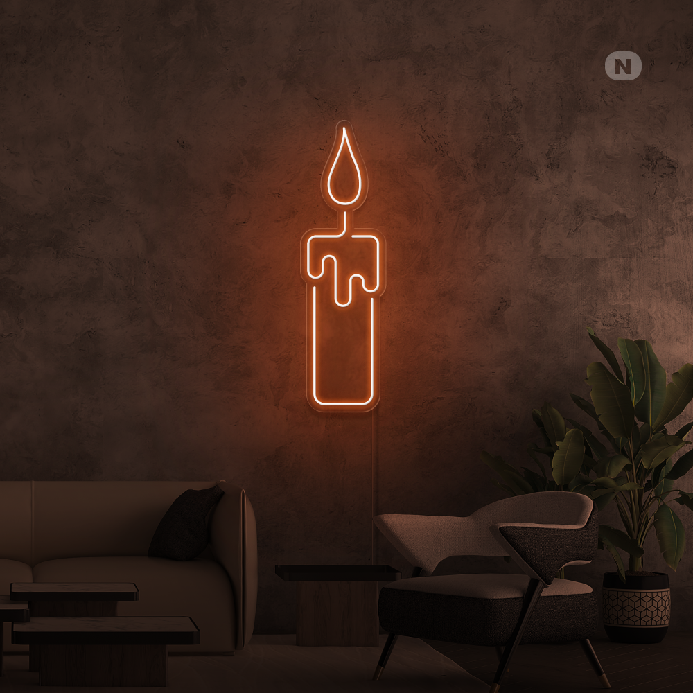 Cartel neon Vela