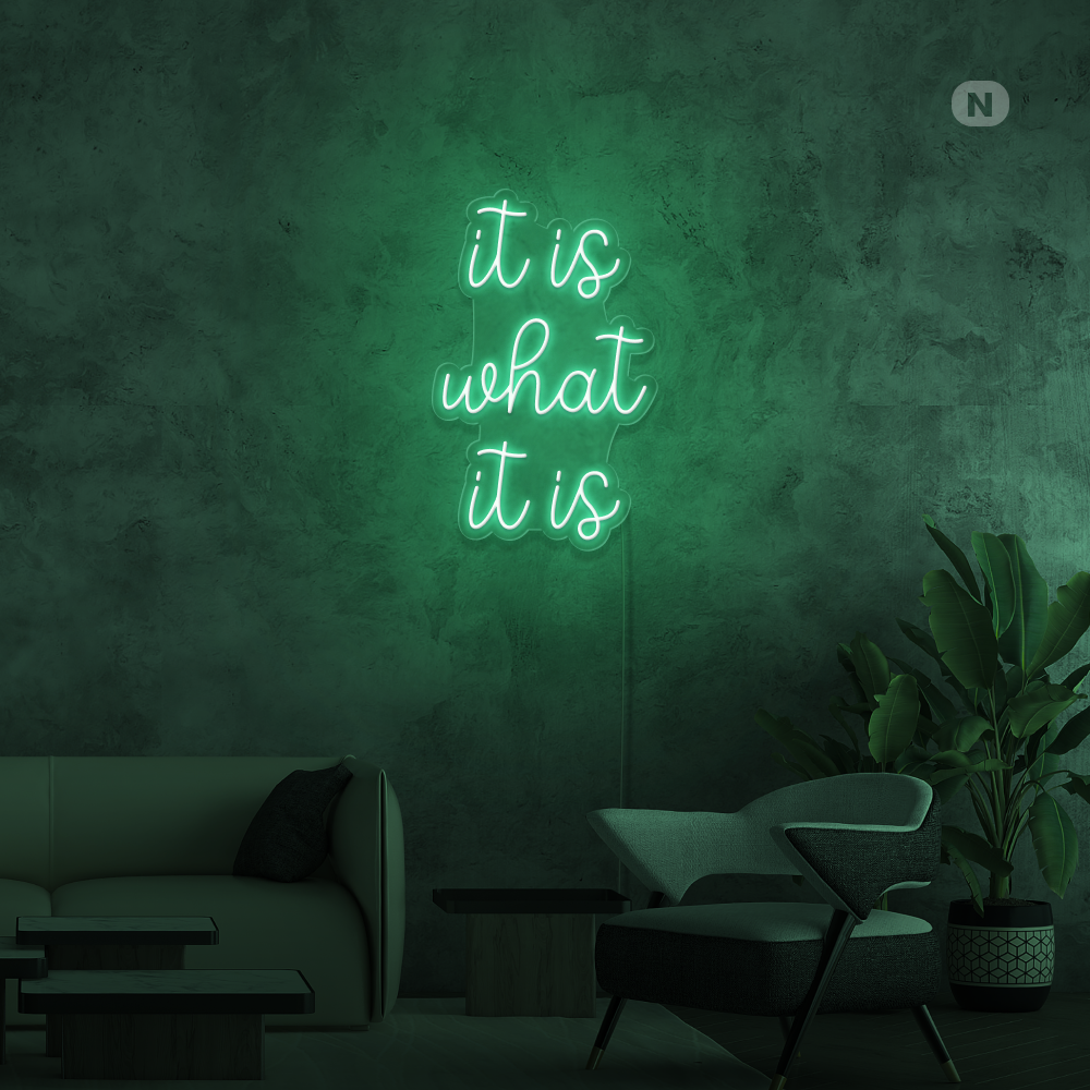 Cartel neon it is what it is