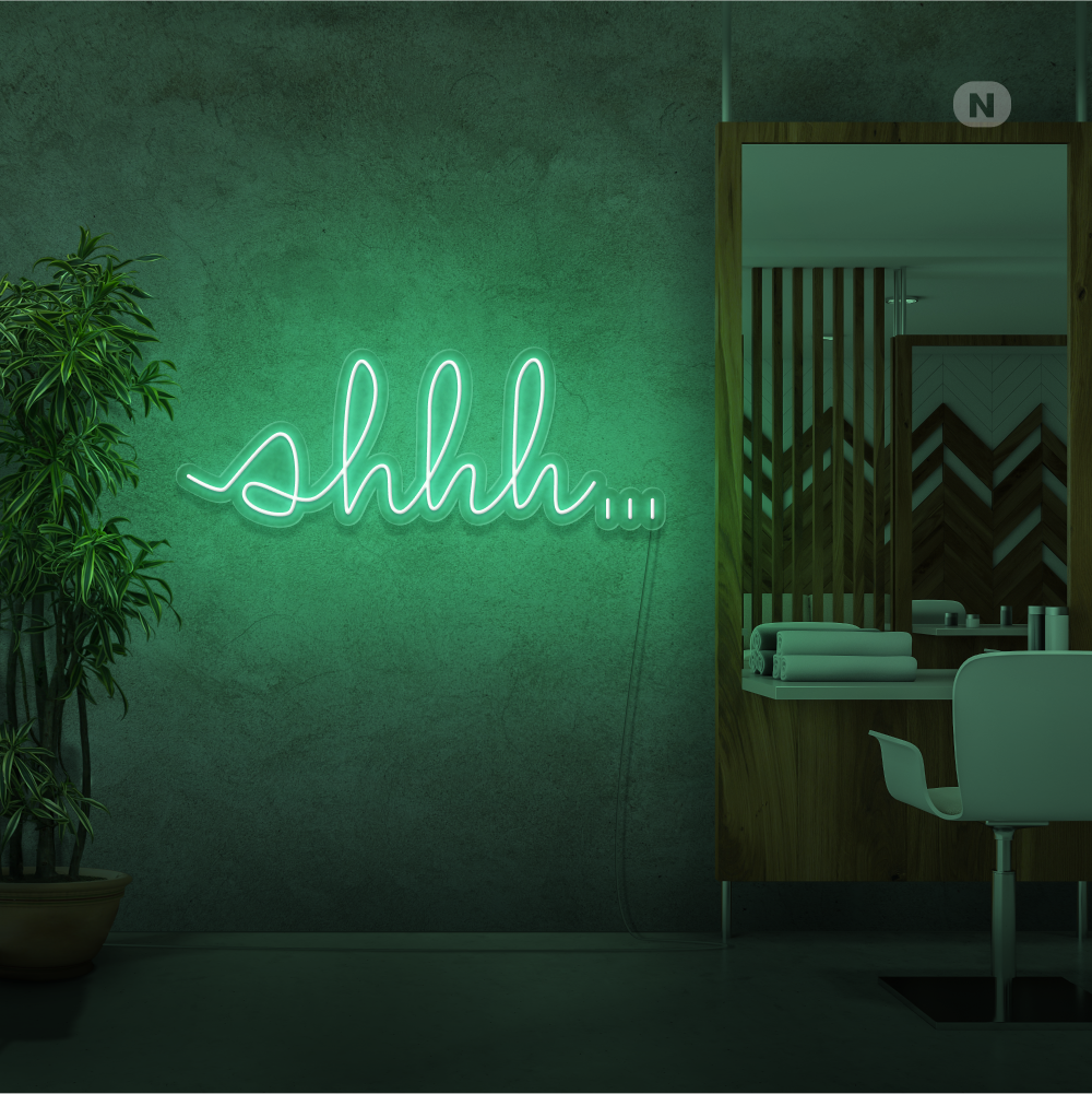 Cartel neon Shhh