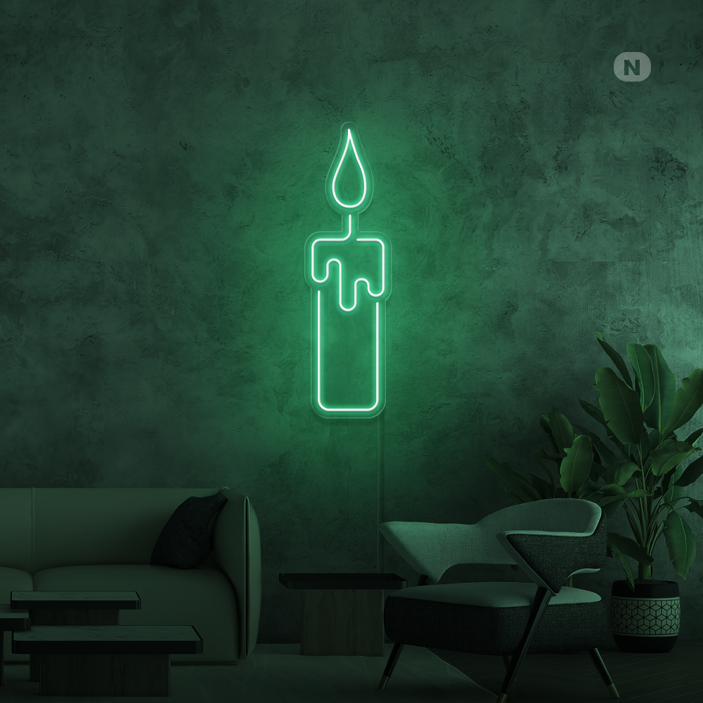 Cartel neon Vela
