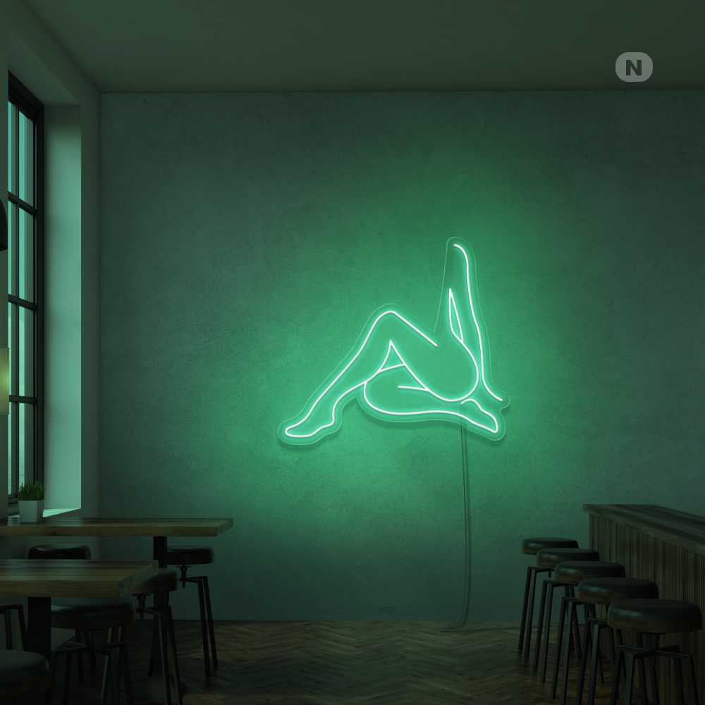 Cartel neon Sexy Girl