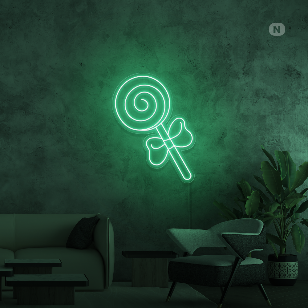 Cartel neon Piruleta