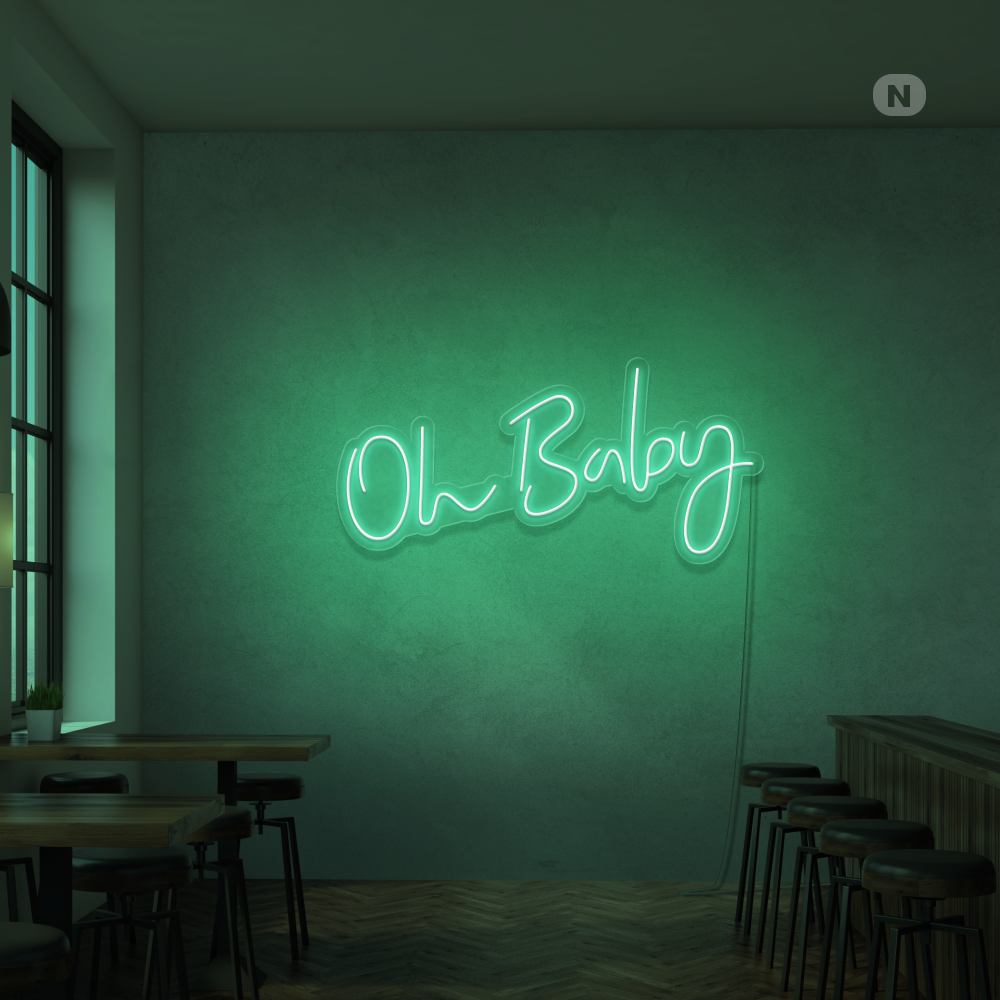 Cartel neon Oh Baby