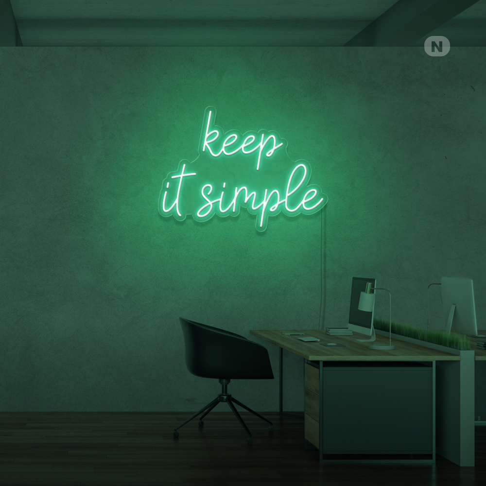 Cartel neon keep it simple
