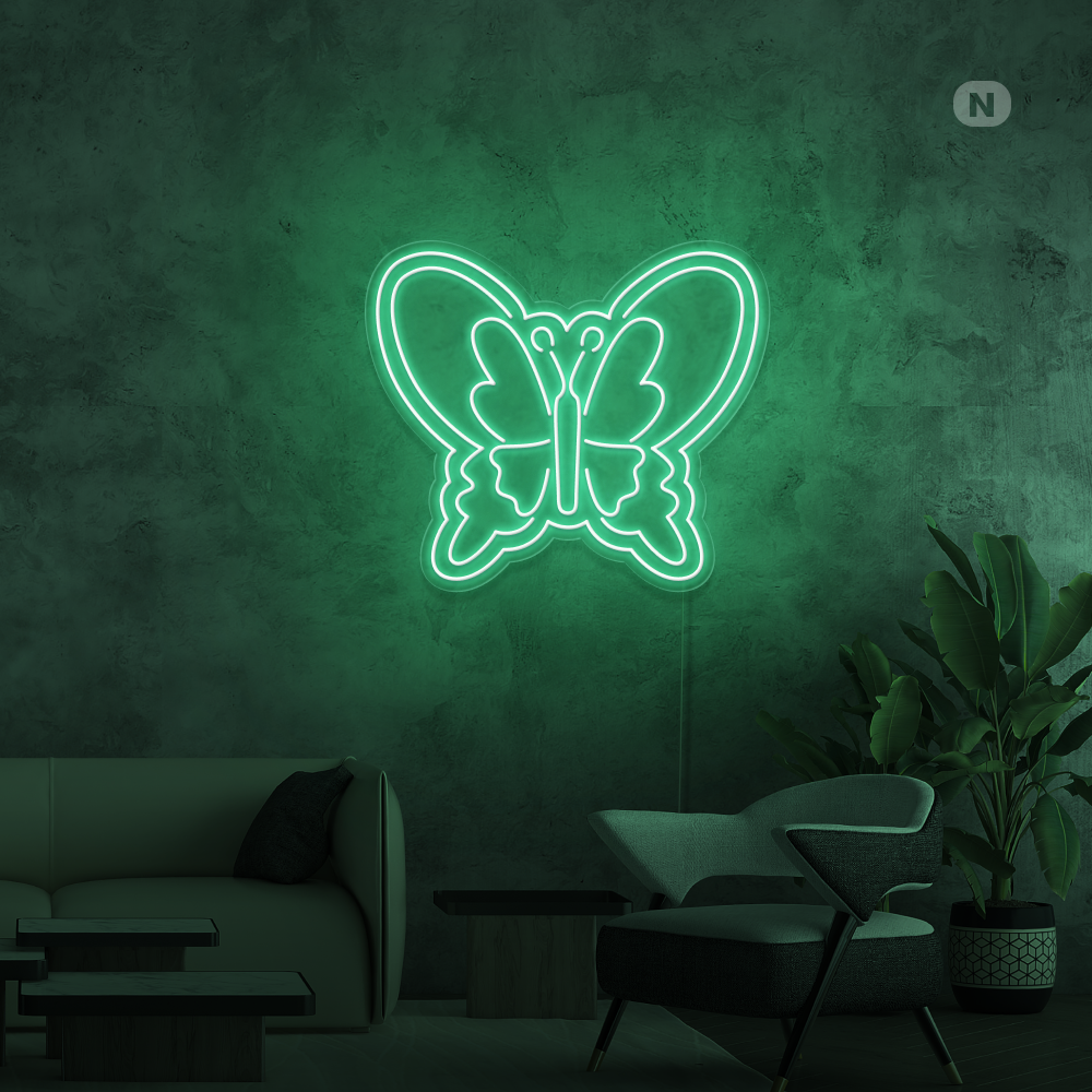 Cartel neon Mariposa