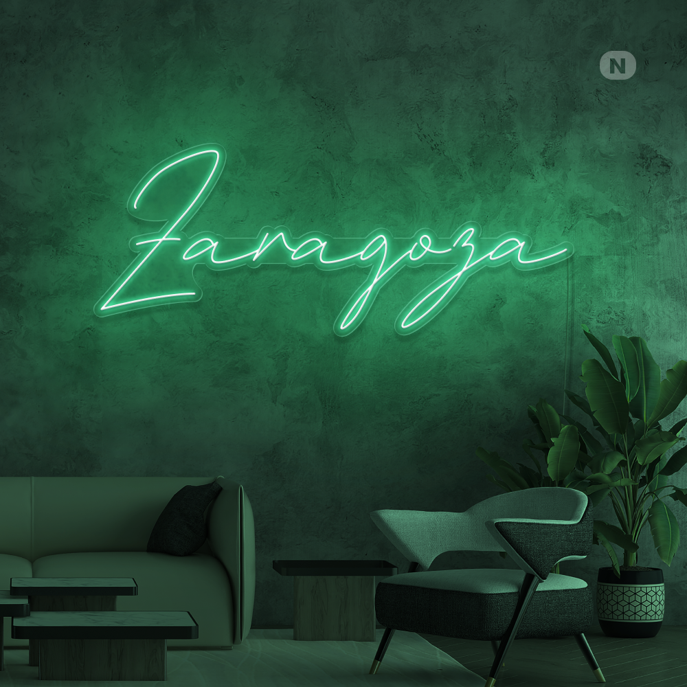 Cartel Neon Faragoza