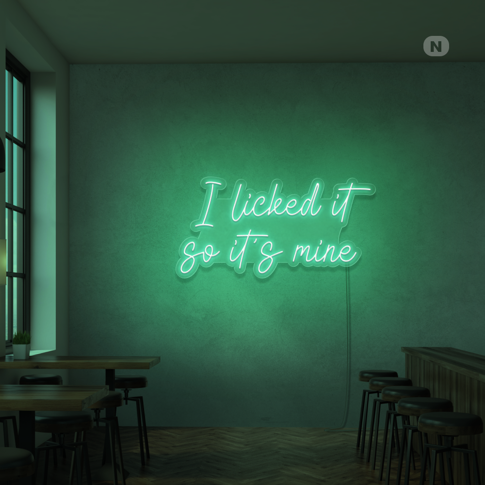Cartel neon I Liked it so its mine
