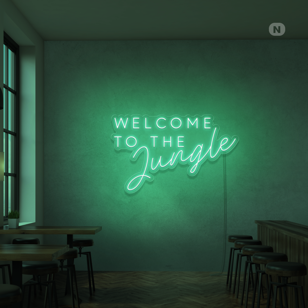 Cartel neon Welcome to the Jungle