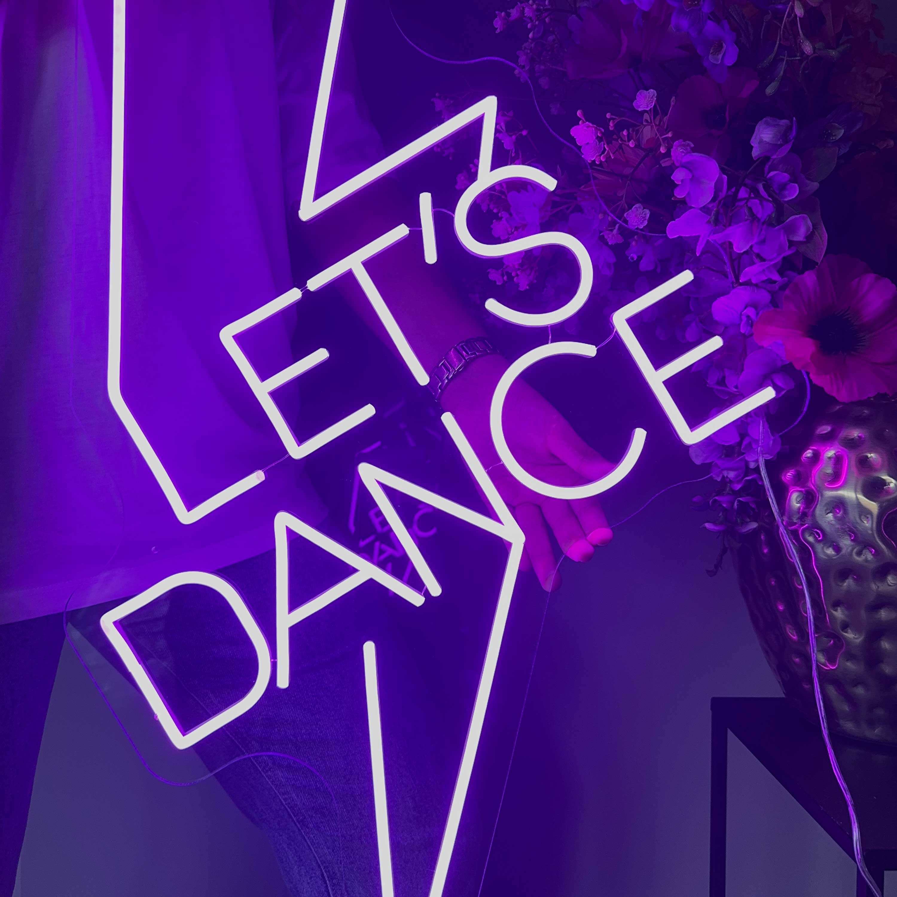 Cartel neon Let's Dance