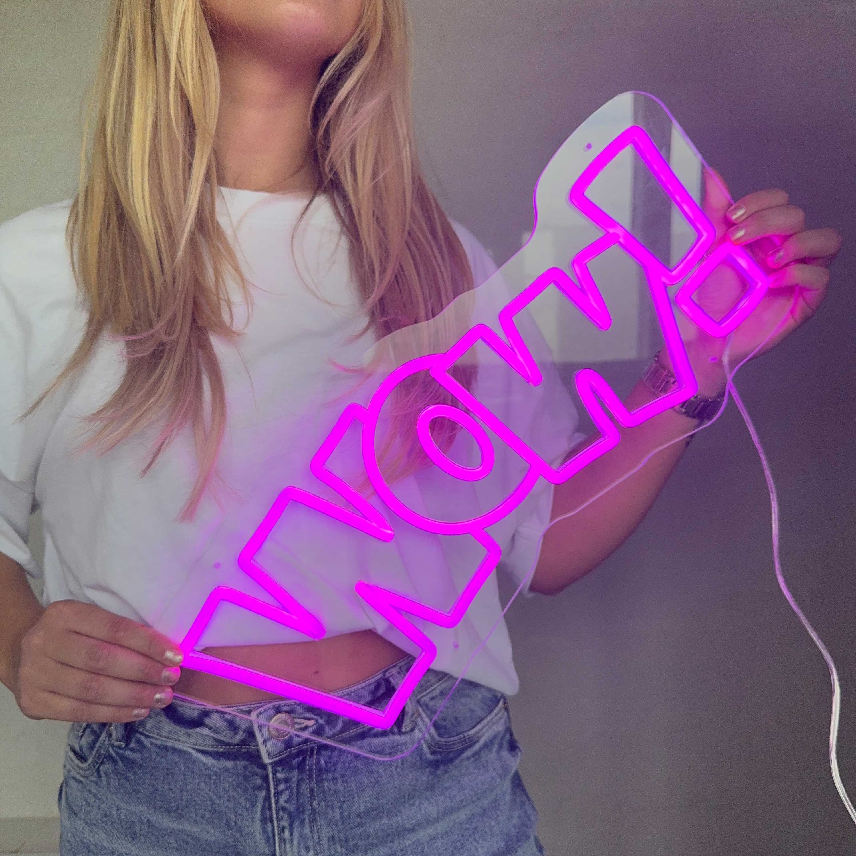Cartel neon Wow!