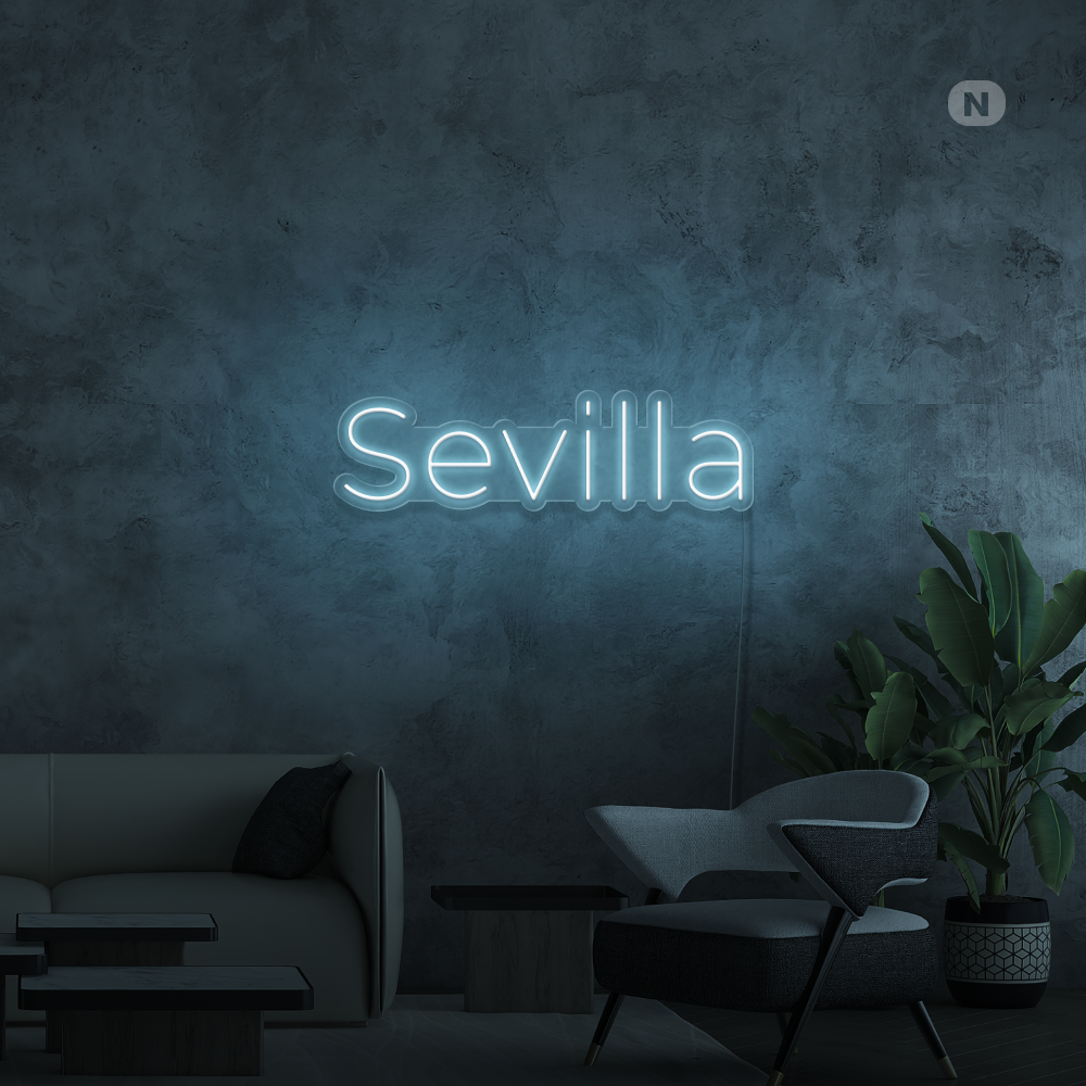 Cartel Neon Sevilla