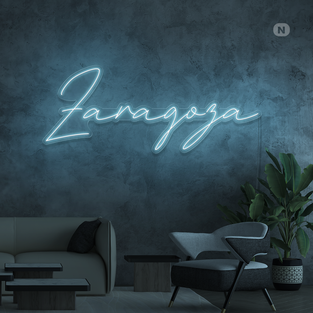 Cartel Neon Faragoza