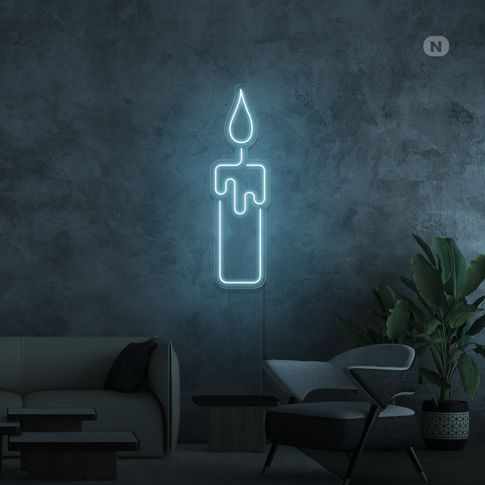 Cartel neon Vela