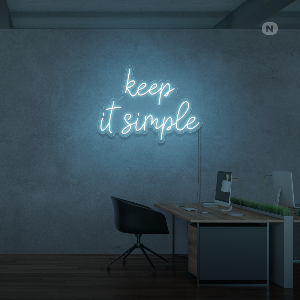 Cartel neon keep it simple